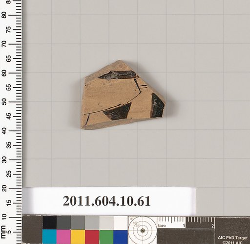 Terracotta fragment of a kylix (drinking cup)