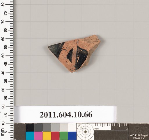 Terracotta fragment of a kylix (drinking cup)