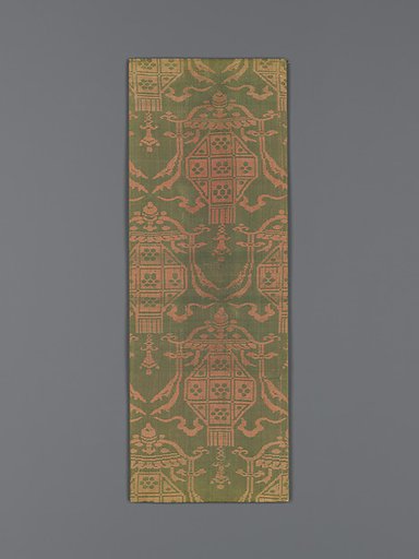 Sutra Cover with Pattern of Hanging Lanterns with Ribbons