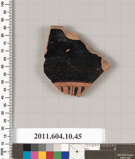 Terracotta fragment of a kylix (drinking cup)