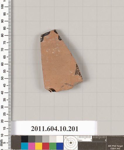 Terracotta fragment from a closed shape
