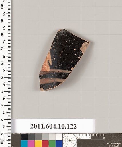 Terracotta fragment of a closed shape