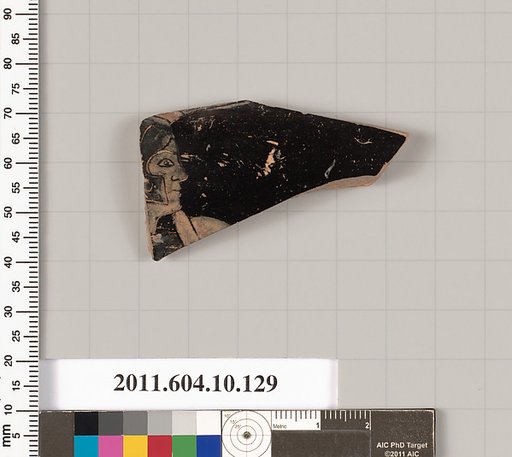 Terracotta fragment of a closed shape