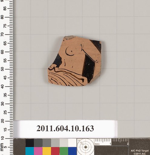Terracotta fragment of a skyphos (deep drinking cup)