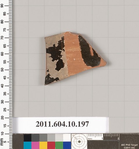 Terracotta fragment from a closed shape