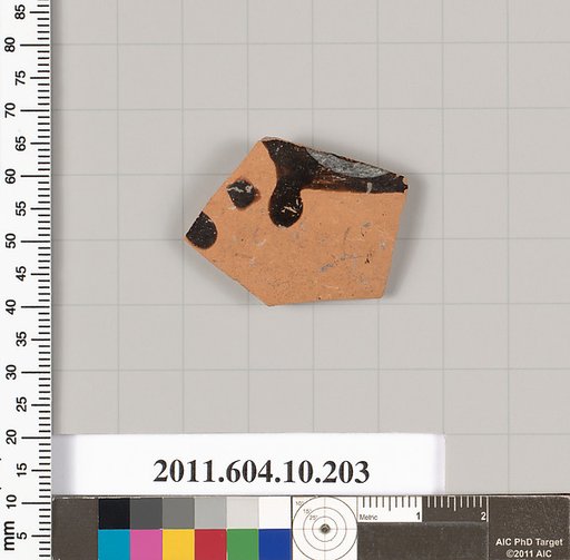 Terracotta fragment from a closed shape