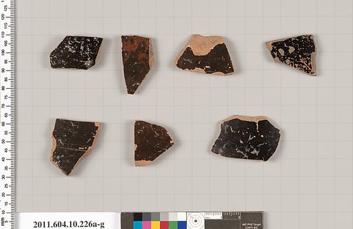 Terracotta fragments of closed shapes