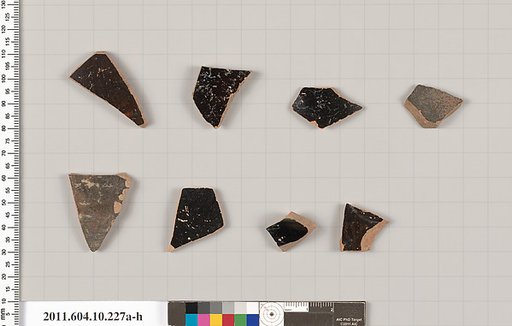Terracotta fragments of closed shapes