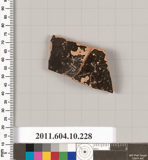 Terracotta fragment of a closed shape