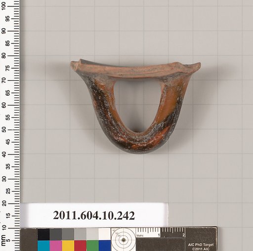 Terracotta fragment of a skyphos (deep drinking cup)