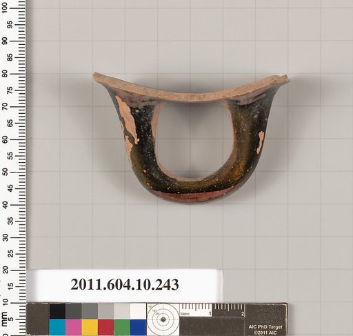 Terracotta fragment of a skyphos (deep drinking cup)