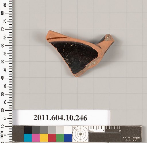 Terracotta fragment of a kylix (drinking cup)