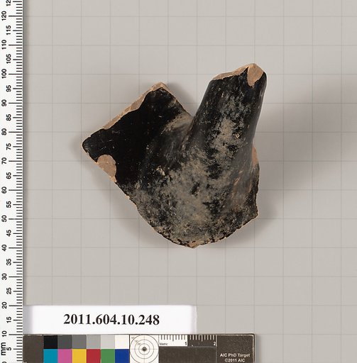 Terracotta fragment of a krater (deep bowl) or stamnos (jar)?