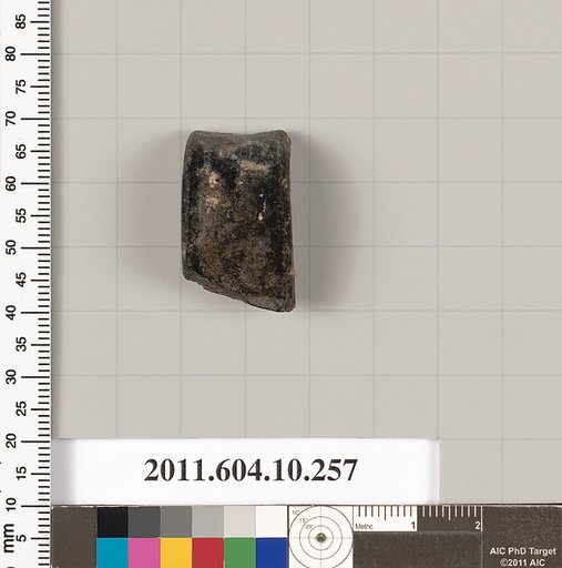 Terracotta fragment of a handle