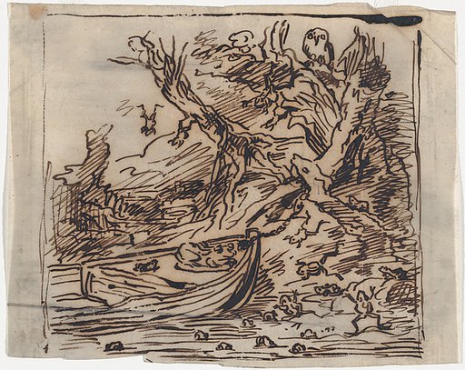 The Botin Moored under a Tree