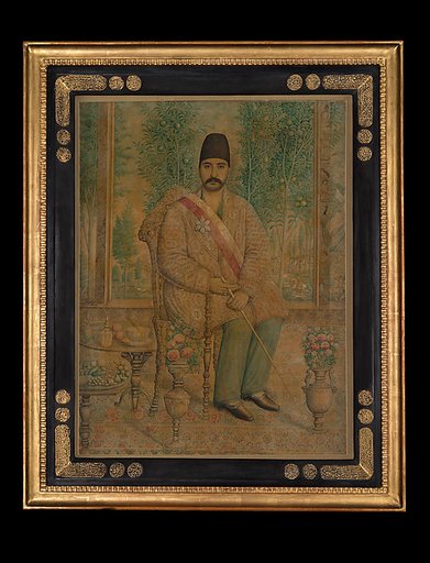 Portrait of Mirza 'Ali Asghar Khan (Amin al-Mulk, Amin al-Sultan, Atabeg-i Azam)