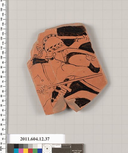 Terracotta fragment of a krater (deep bowl)?