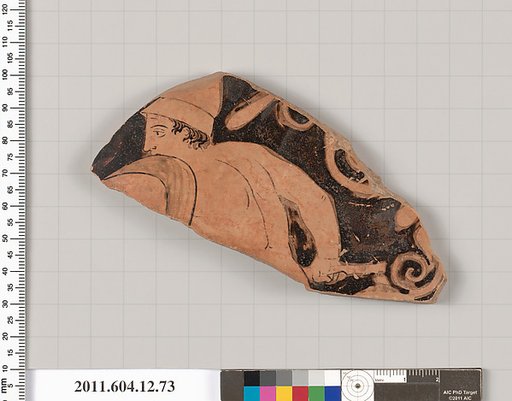 Terracotta fragment of a krater (deep bowl)?