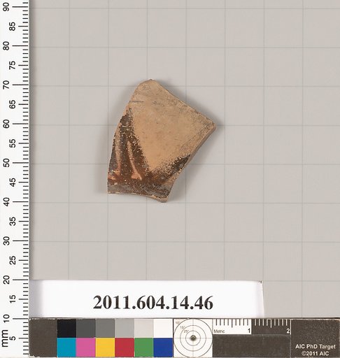 Terracotta fragment from a closed shape