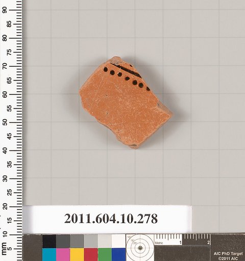 Terracotta fragment of an undetermined shape