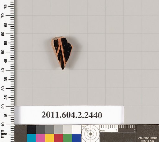 Terracotta fragment of skyphos (deep drinking cup)