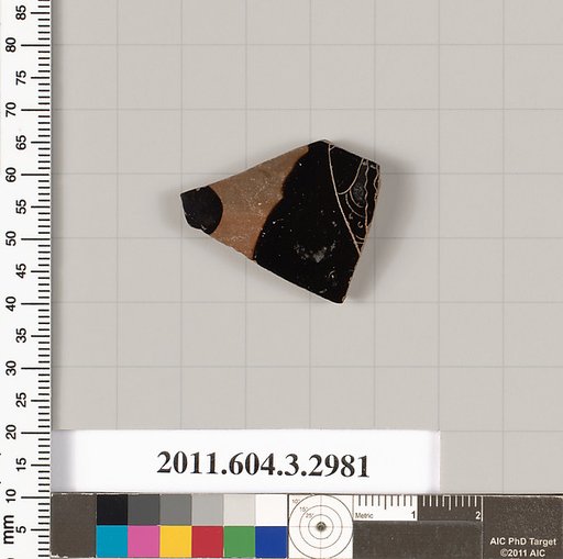 Terracotta fragment from a closed shape