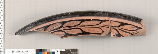 Terracotta fragment of a bell-krater (deep bowl)