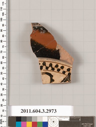 Terracotta fragment of a plate