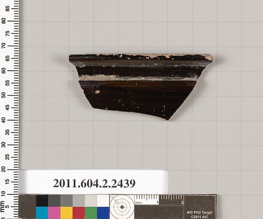 Terracotta rim fragment from a kalathos?