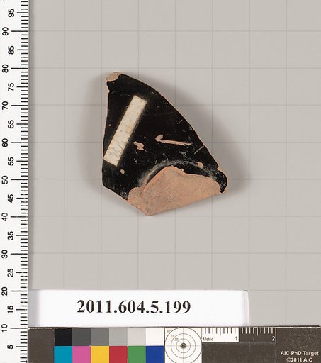 Terracotta fragment of a kylix (drinking cup)