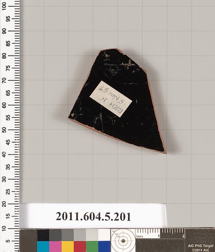 Terracotta fragment of a kylix (drinking cup)
