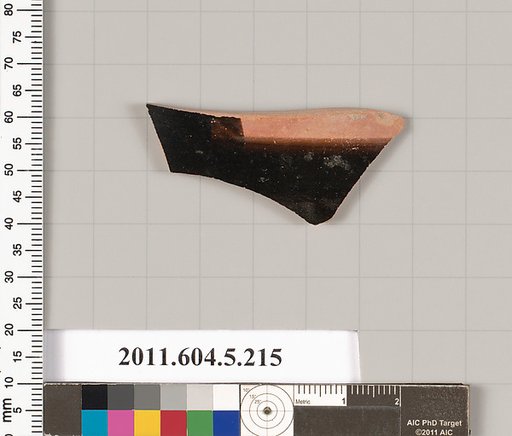 Terracotta fragment of a kylix (drinking cup)