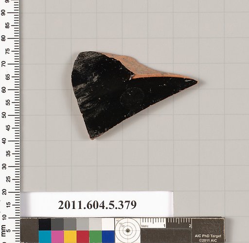 Terracotta fragment of a kylix (drinking cup)