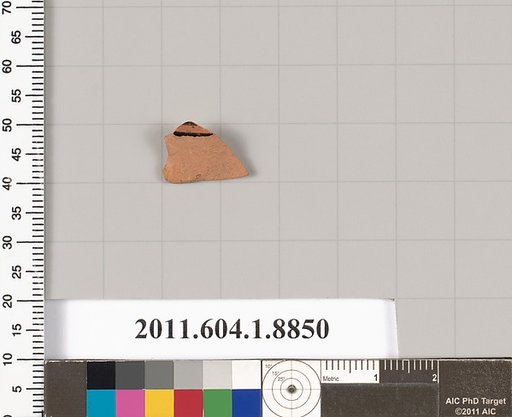 Terracotta fragment of a kylix (drinking cup)