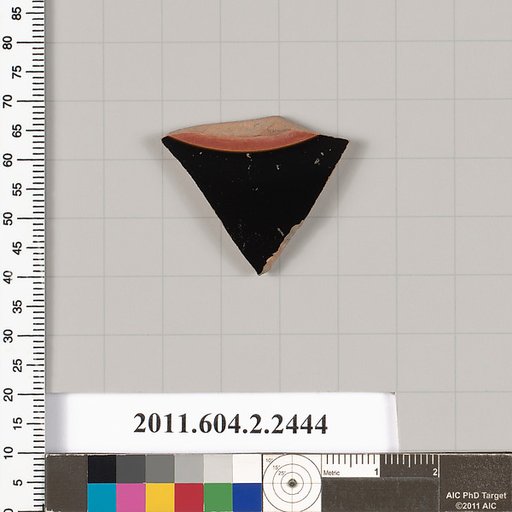 Terracotta fragment of a plate?