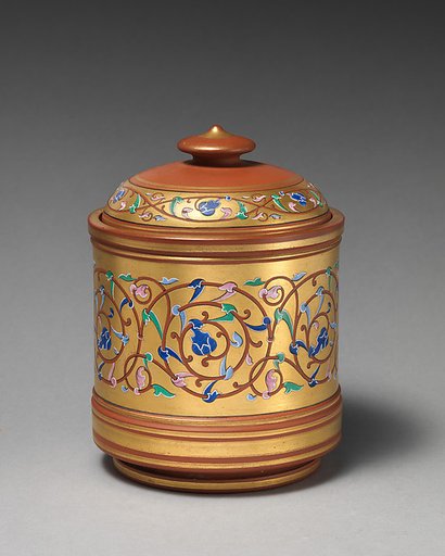 Walker's Patent Kapnophilon tobacco jar and cover