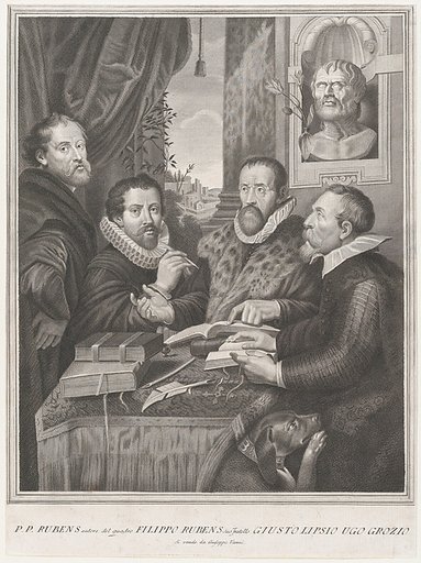 The Four Philosophers: Justus Lipsius, Hugo Grotius, Peter Paul Rubens, and Philip Rubens