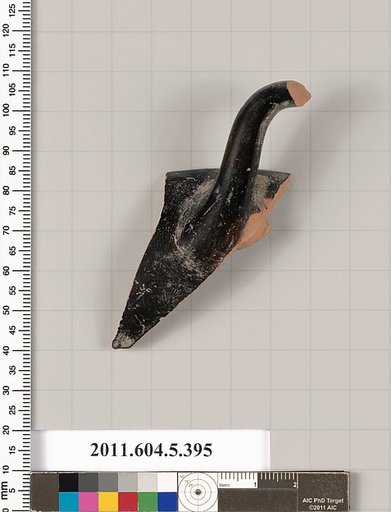Terracotta rim fragment of a kylix (drinking cup)