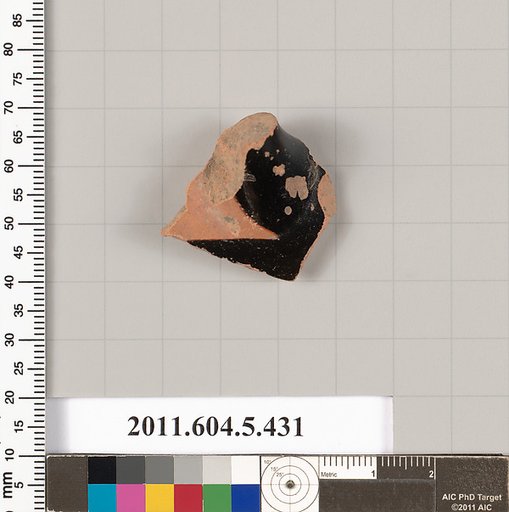 Terracotta fragment of a kylix (drinking cup)