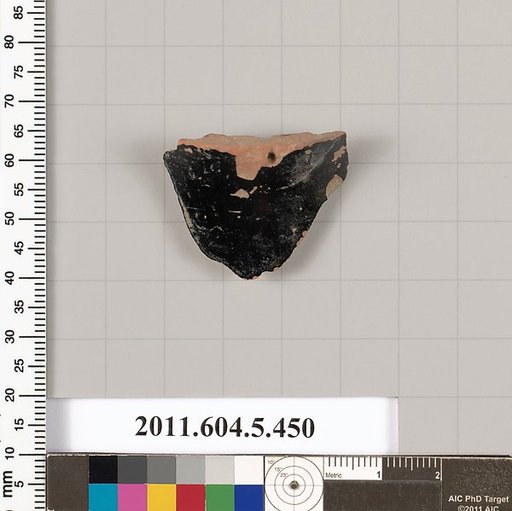 Terracotta fragment of a kylix (drinking cup)