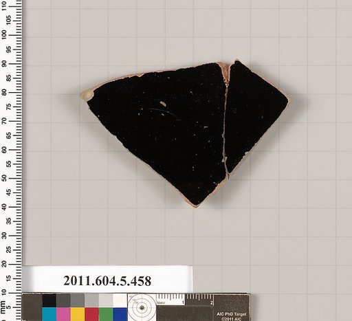 Terracotta fragment of a kylix (drinking cup)