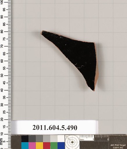Terracotta fragment of a kylix (drinking cup)