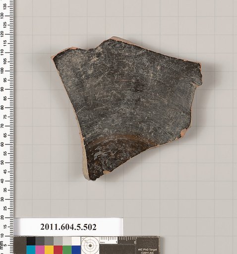 Terracotta fragment of a kylix (drinking cup)