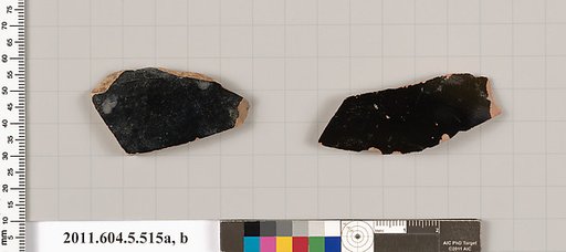Terracotta fragments of kylikes (drinking cups)