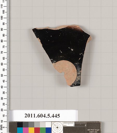 Terracotta fragment of a kylix (drinking cup)