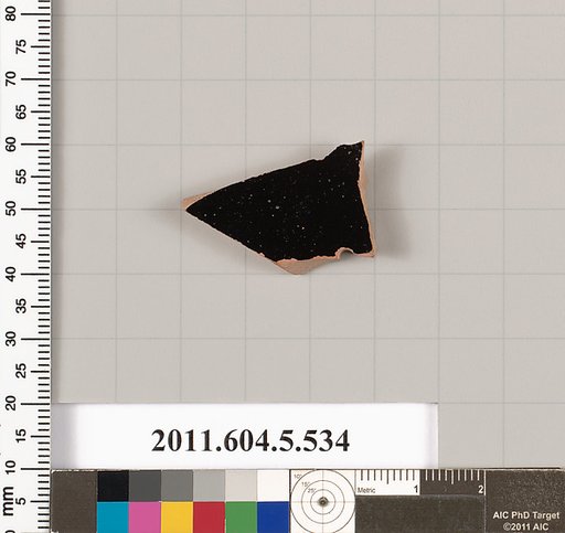 Terracotta fragment of a kylix (drinking cup)