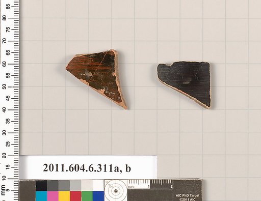 Terracotta fragments of closed shapes