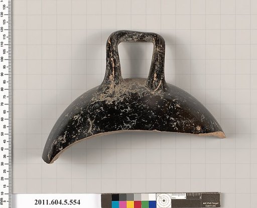Terracotta fragment of a kylix (drinking cup) or a cup-skyphos (drinking cup?