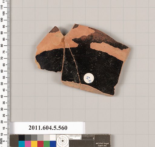 Terracotta fragment of a kylix (drinking cup)