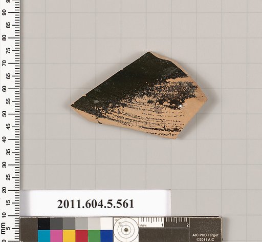 Terracotta fragment of a kylix (drinking cup)